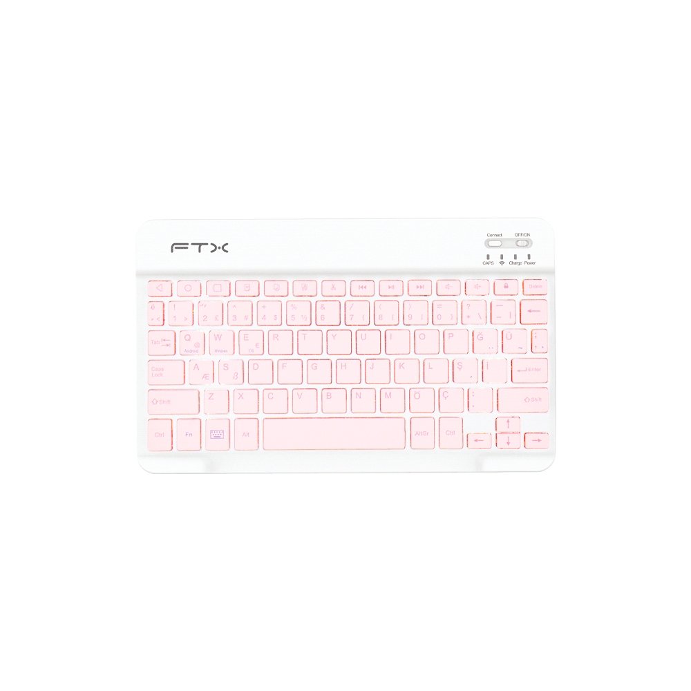 Teclado Ftx Bluetooth Ftxb09 Por/Rosa
