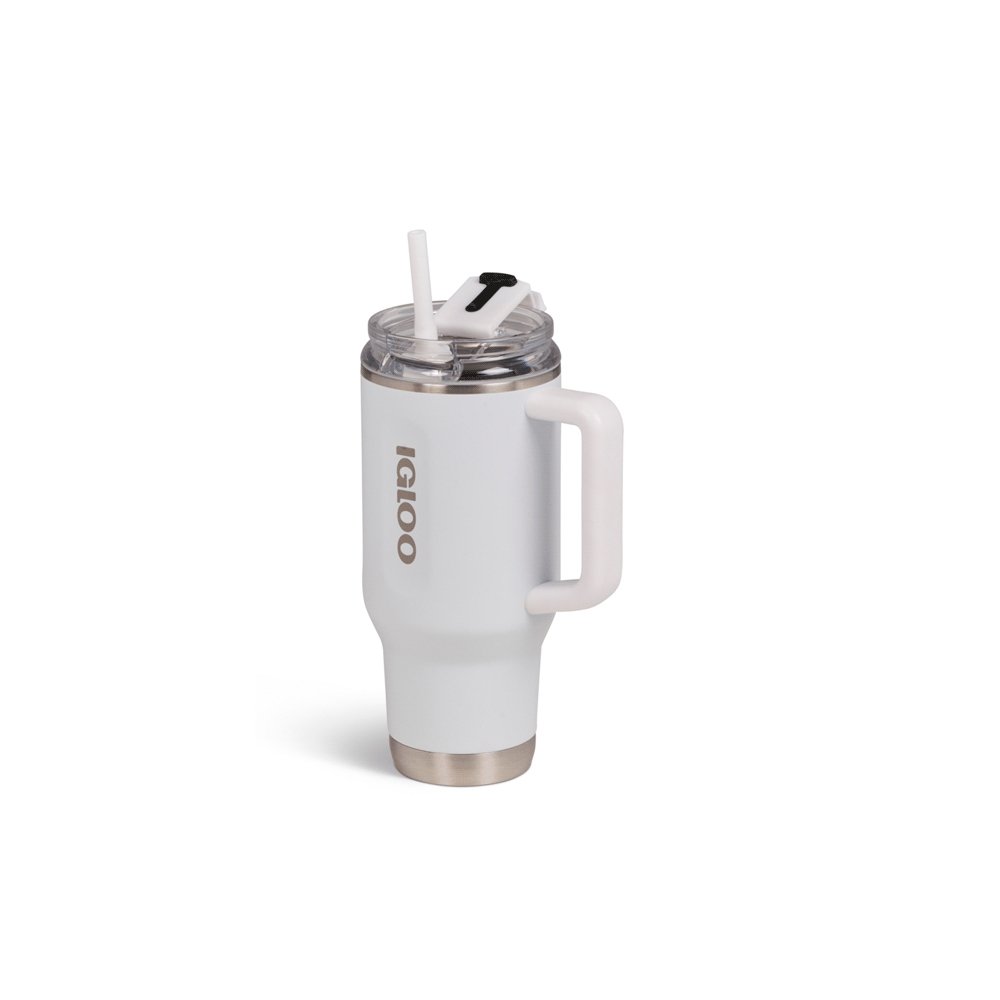 Vaso Termico Igloo 950ml Blanco C/Pajita 71221 - Imagen 3