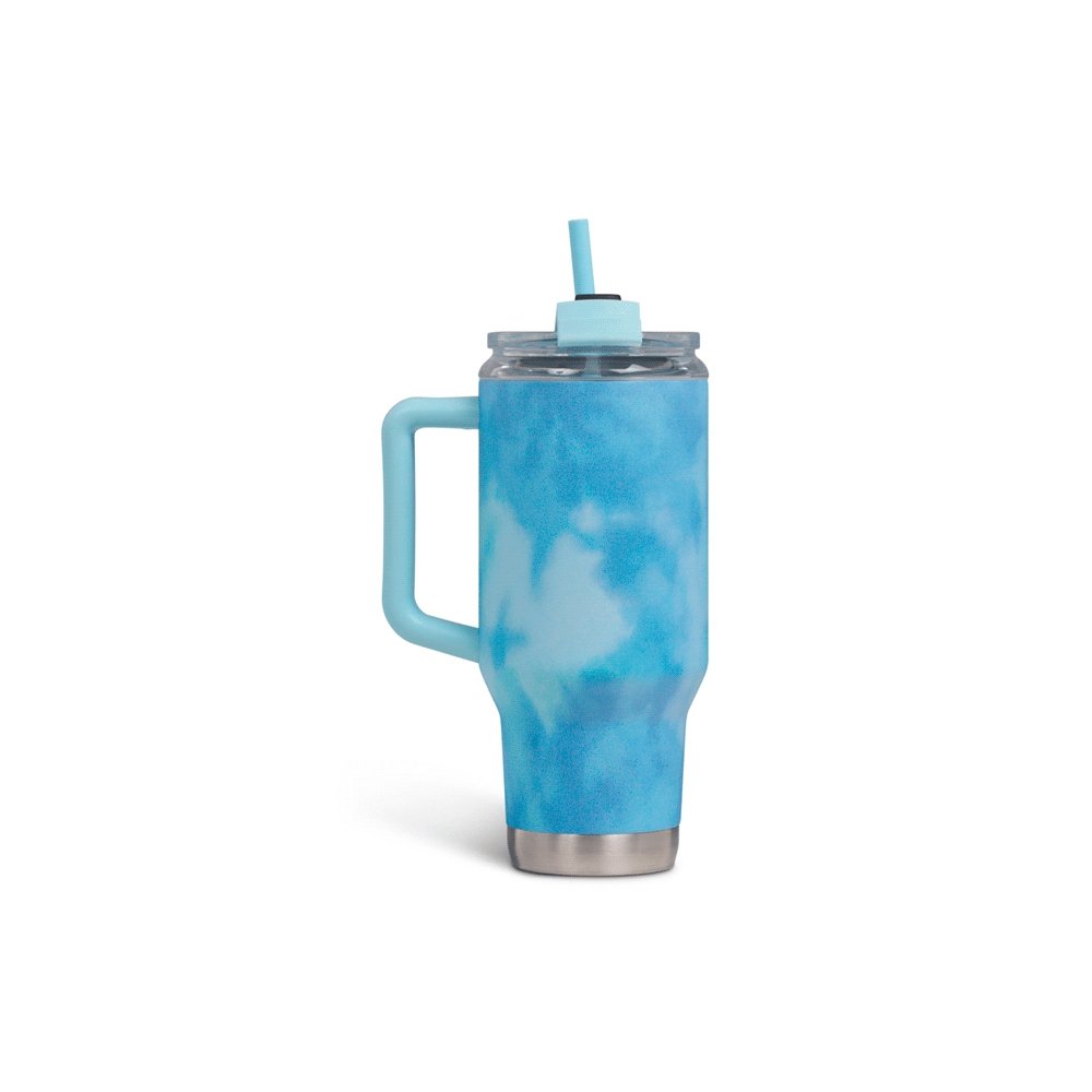Vaso Termico Igloo 950ml Ice Dye Azul C/Pajita 71309 - Imagen 5