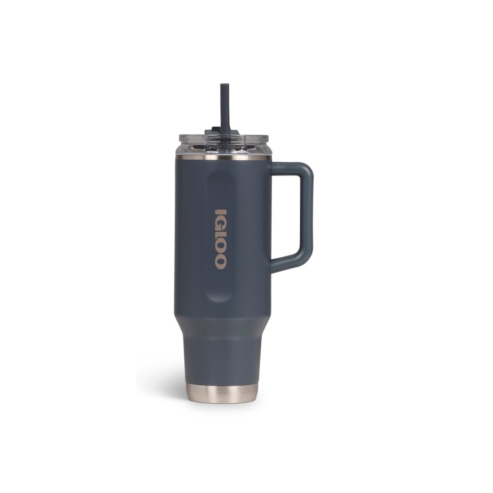 Vaso Termico Igloo 1.2 Litros Carbonite C/Pajita 71227