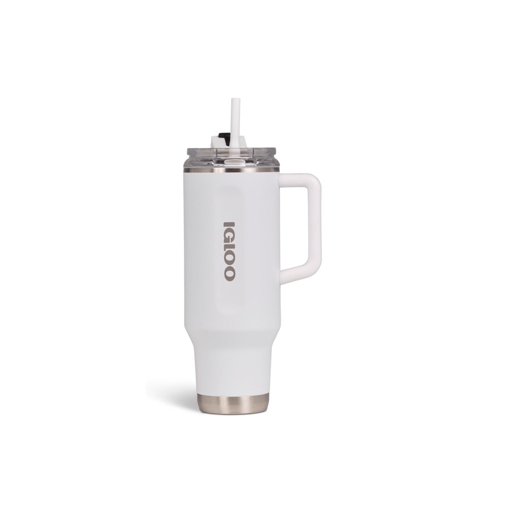 Vaso Termico Igloo 1.2 Litros Blanco C/Pajita 71226