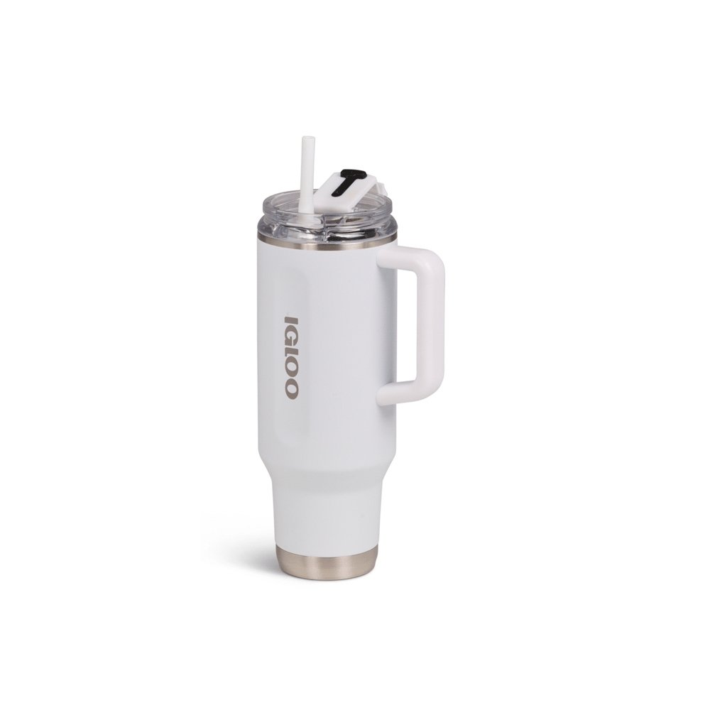 Vaso Termico Igloo 1.2 Litros Blanco C/Pajita 71226 - Imagen 3
