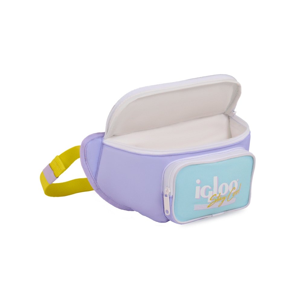 Bolsa Termica Igloo 3 Latas Funny Pack Retro Lila 63078 - Imagen 3
