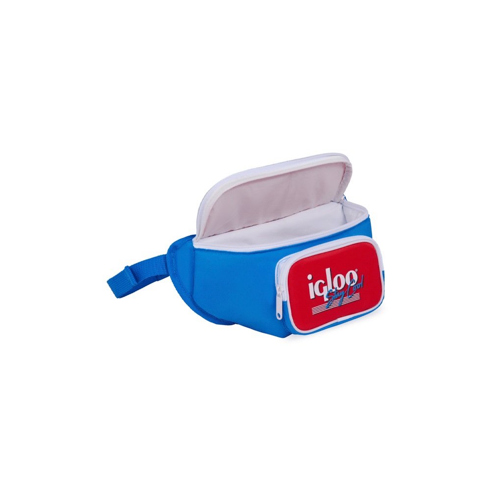 Bolsa Termica Igloo 3 Latas Funny Pack Retro Azul 63079 - Imagen 3