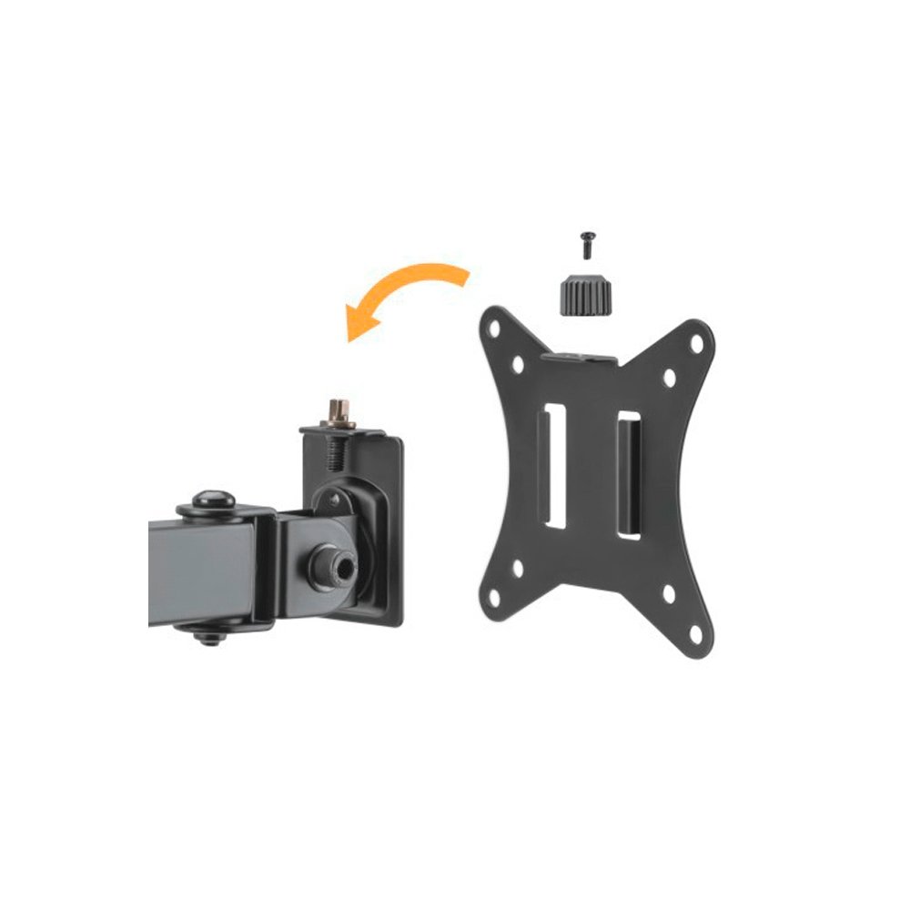 Soporte Para 2 Monitores Ftx Ftx66-T024 17" A 32" 9kg/Art/Inc45°/Gir90°/Rot180° - Imagen 3