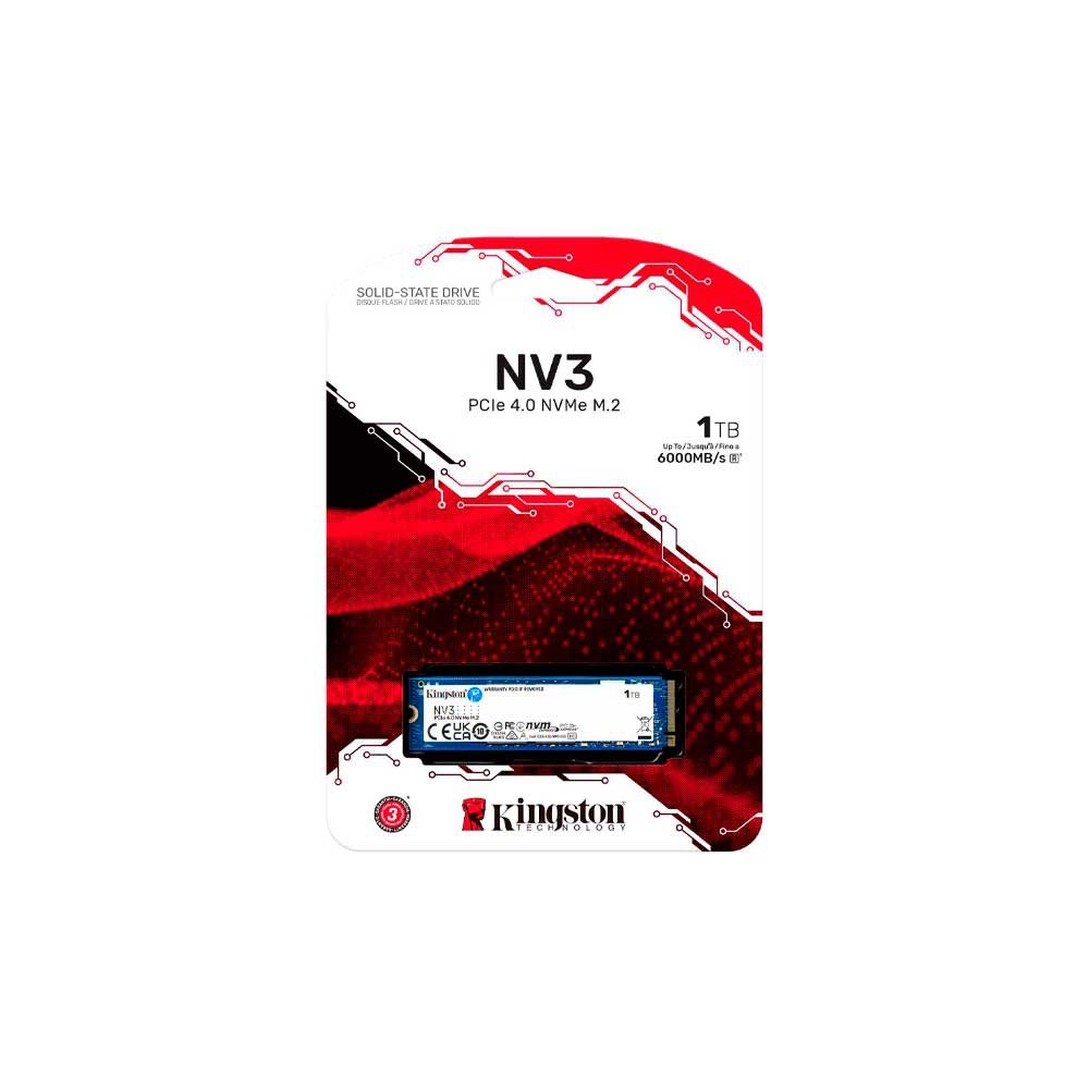 Ssd M.2 Nvme 1tb Kingston Snv3s/1000g 6000/4000mb/S Pcie 4.0 - Imagen 3