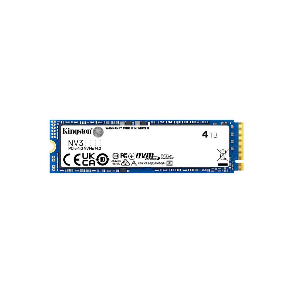 Ssd M.2 Nvme 4tb Kingston Snv3s/4000g 6000/5000mb/S Pcie 4.0