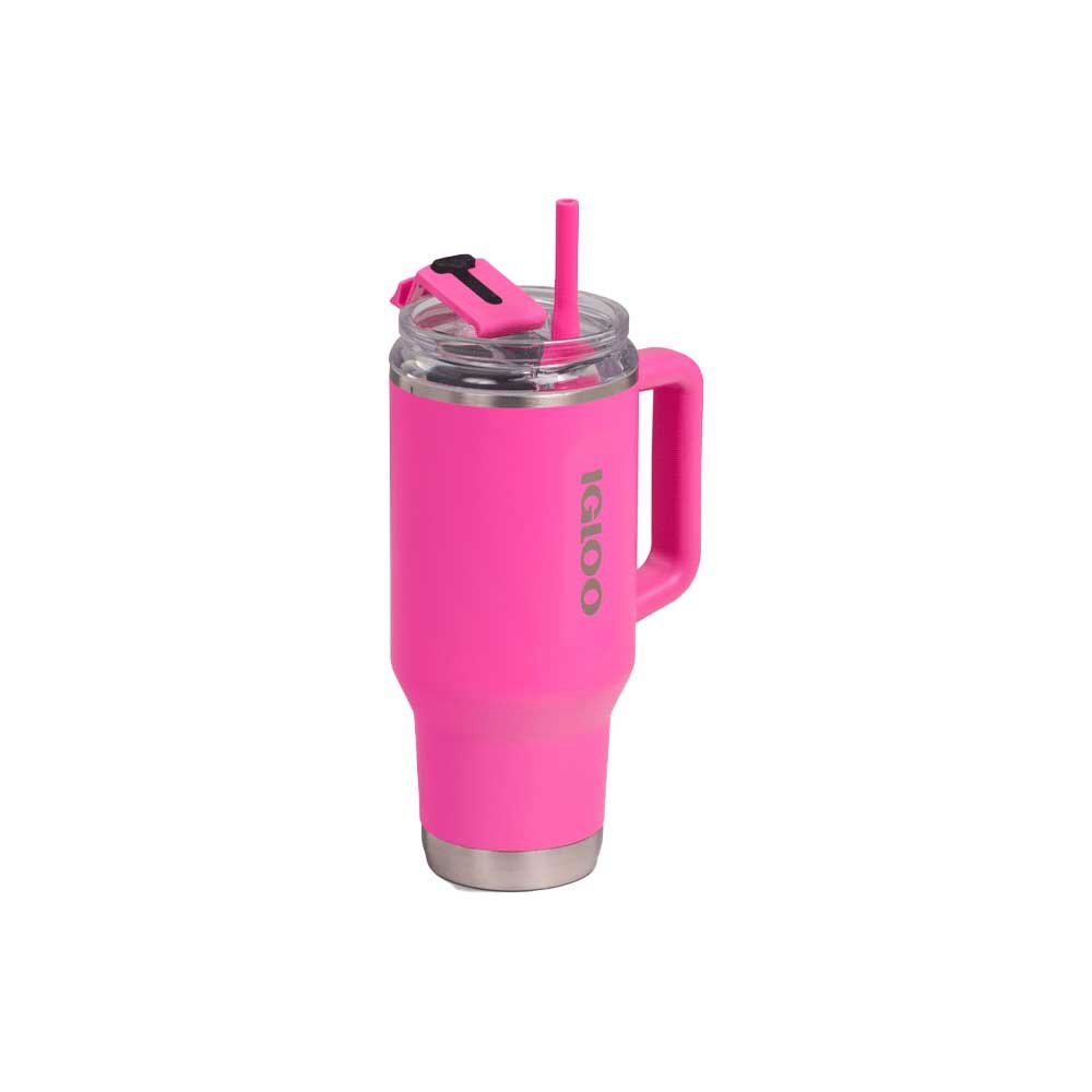 Vaso Termico Igloo 950 Ml Ice Dye Rosa C/Pajita 71363 - Imagen 2