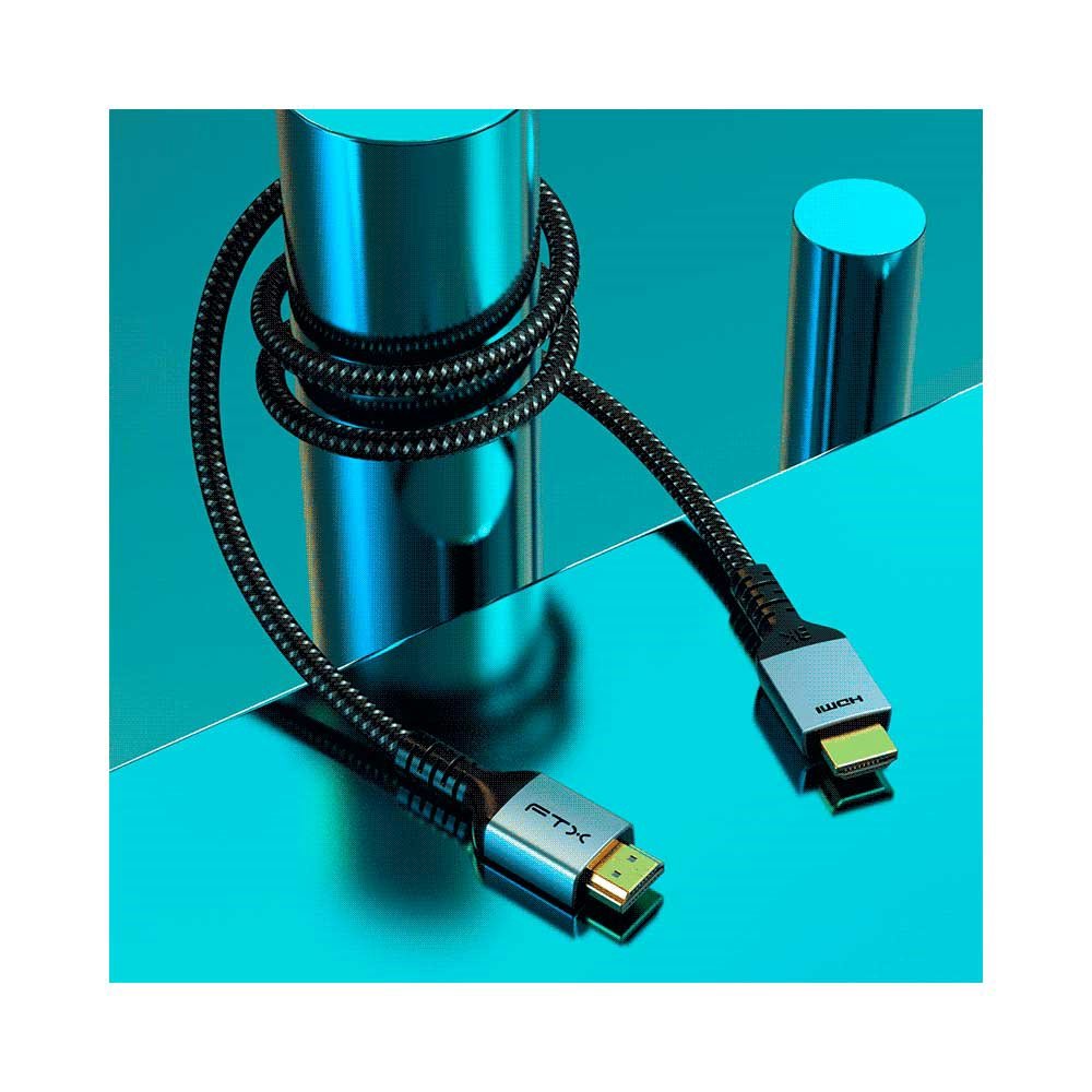 Cable Hdmi M/M 1m Ftx-Hd8k-Ag1 Hdmi2.1/8k/60hz/4k/120hz/48gbps - Imagen 2