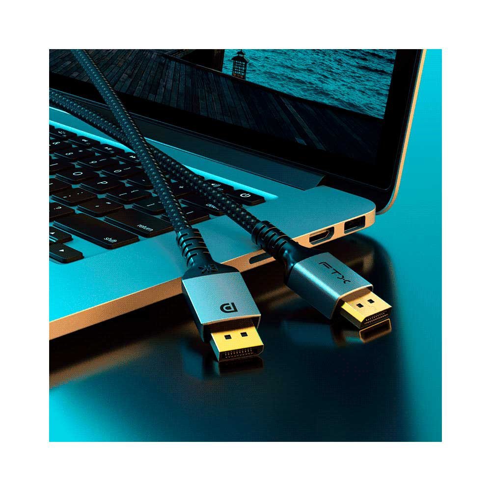 Cable Displayport M/M 3m Ftx-Dp8k-Ag3 Dp1.4/8k/60hz/4k/120hz/32.4gbps - Imagen 2