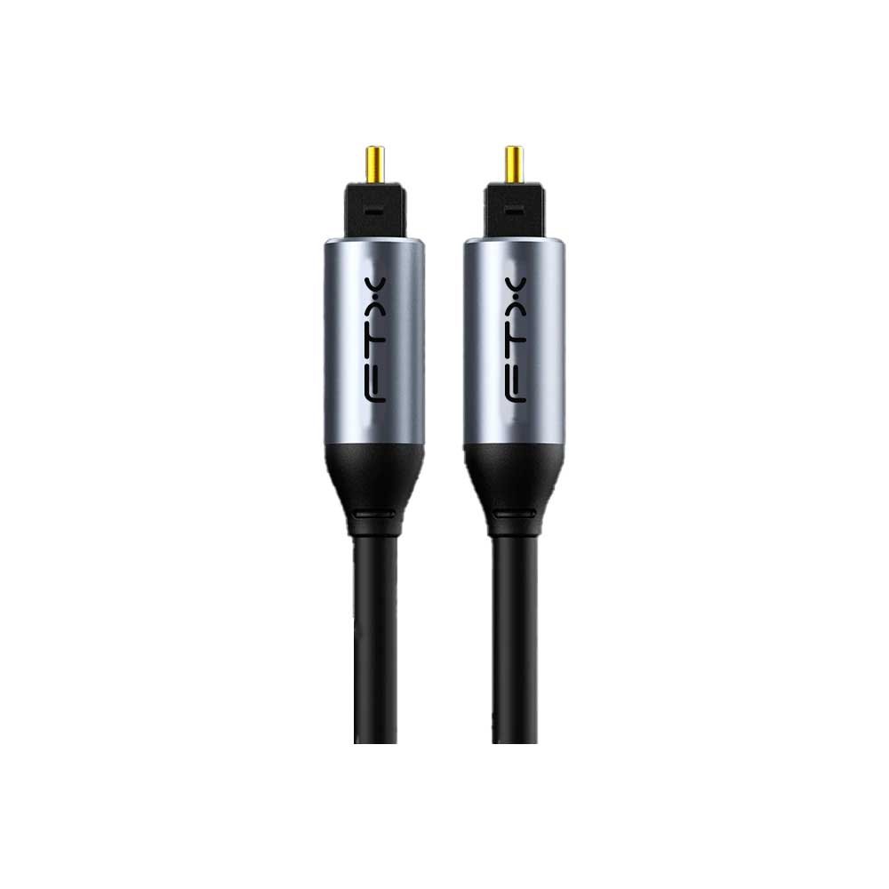 Cable Optico 1m Para Sound Bar/Tv/Proy Premium Toslink Hifi Ftx-Av380-P04gn-S1