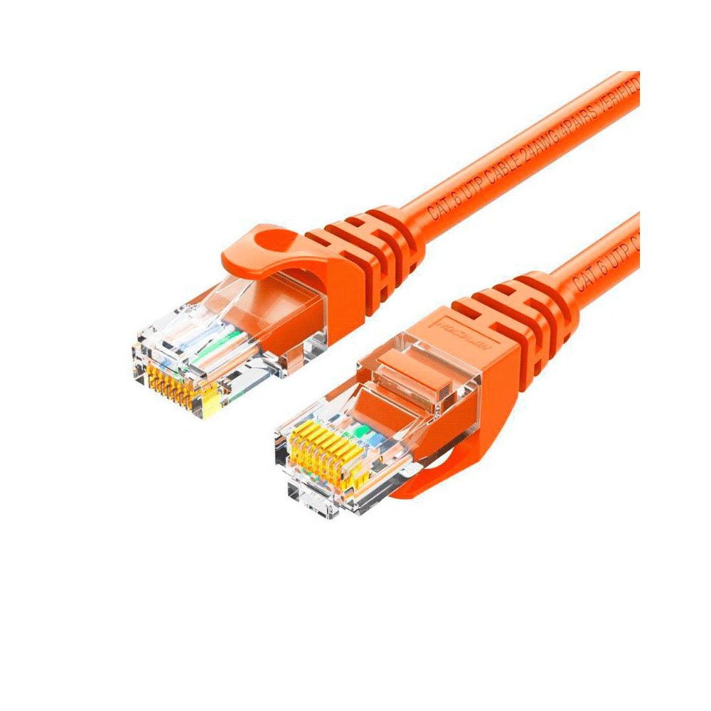 Patch Cord Utp Rj45 Hikvsion Cat6 3 Mts Naranja 24awg Ds-1np6uec0 - Imagen 2