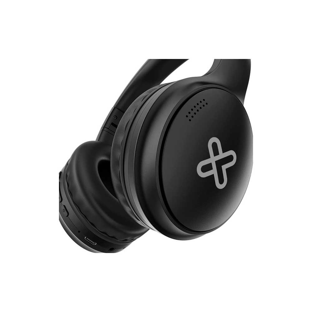 Auricular Con Microfono Klip Knh-300bk Escape Mic/Anc/Bt/3.5mm/Negro - Imagen 2