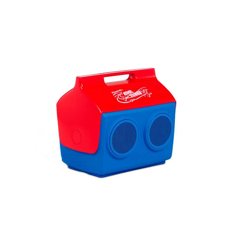 Conservadora Con Parlante Igloo 13l Kooltunes Azul Y Rojo 27775 - Imagen 2