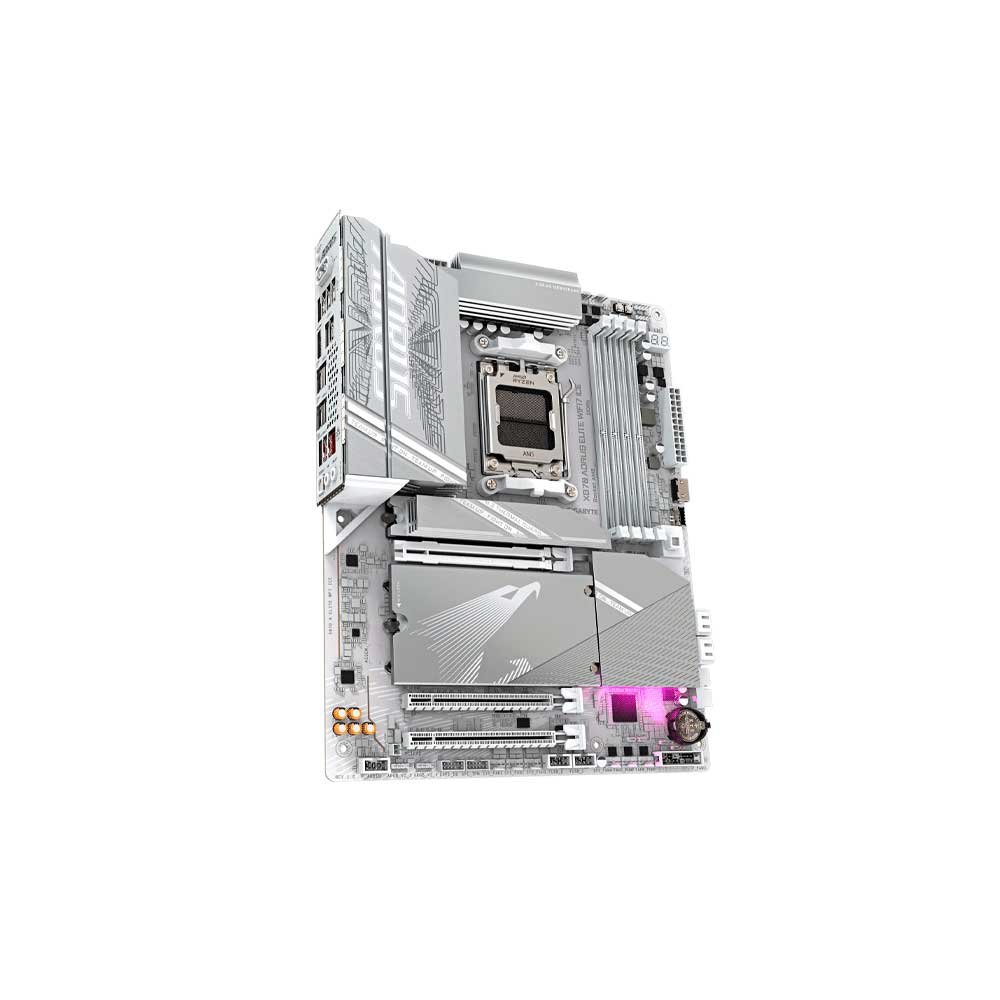 Placa Madre Gigabyte Am5 X870 Aorus Elite Wifi7 Ice Ddr5 S/R/Hdmi/4m2/Usb3.2/Atx - Imagen 3