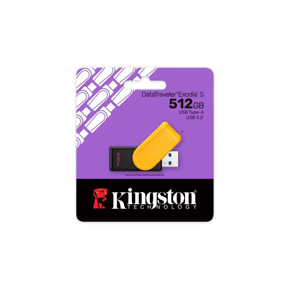 Pendrive Kingston Datatraveler Exodia S 512gb Usb-A 3.2 Dtxs/512gb - Imagen 3
