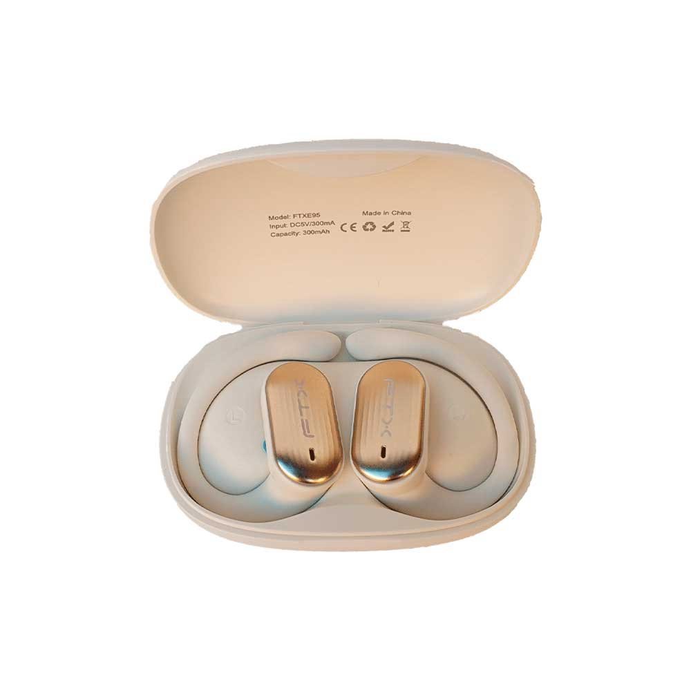 Auricular Con Microfono Ftx E95-Bg Bt/Mic/Touch/Ipx6 Beige - Imagen 2