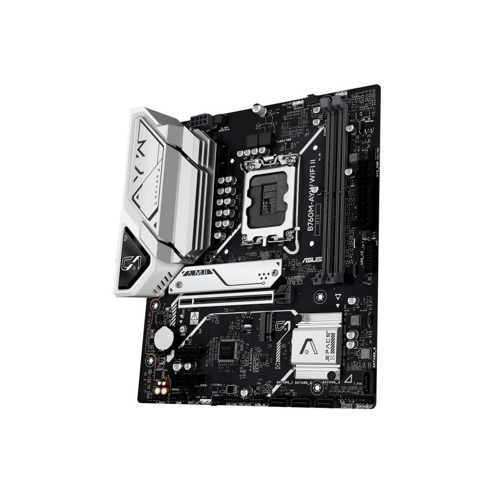 Placa Madre Asus 1700 B760m-Ayw Wifi Ii Ddr5 S/R/Hdmi/2m2/Usb3.2/Matx - Imagen 3