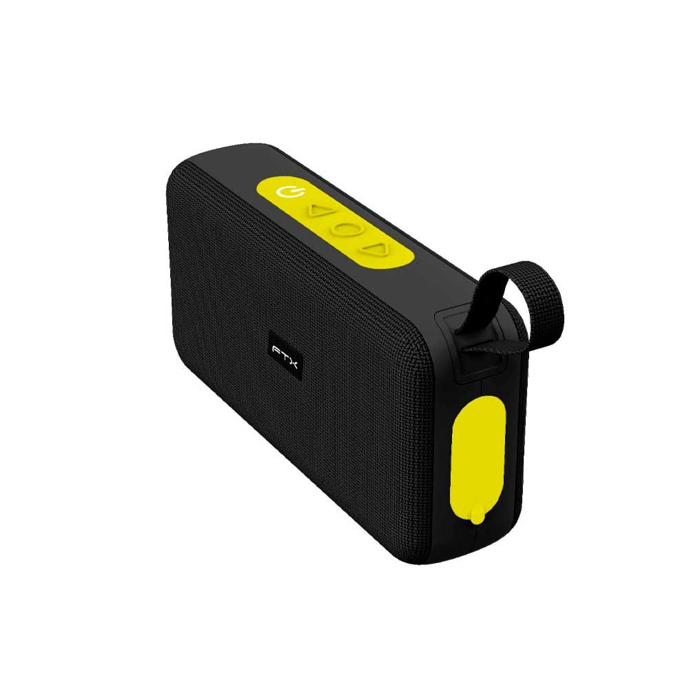 Parlante Ftx Boom Sp-16mby 16w Bt/Bat/Aux/Fm/Micro Sd Negro/Amarillo
