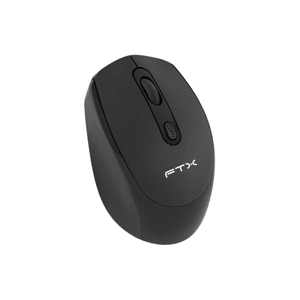 MOUSE FTX WIRELESS FTXMW21 1600DPI/4 BOTONES/GRIS CON NEGRO - Imagen 2