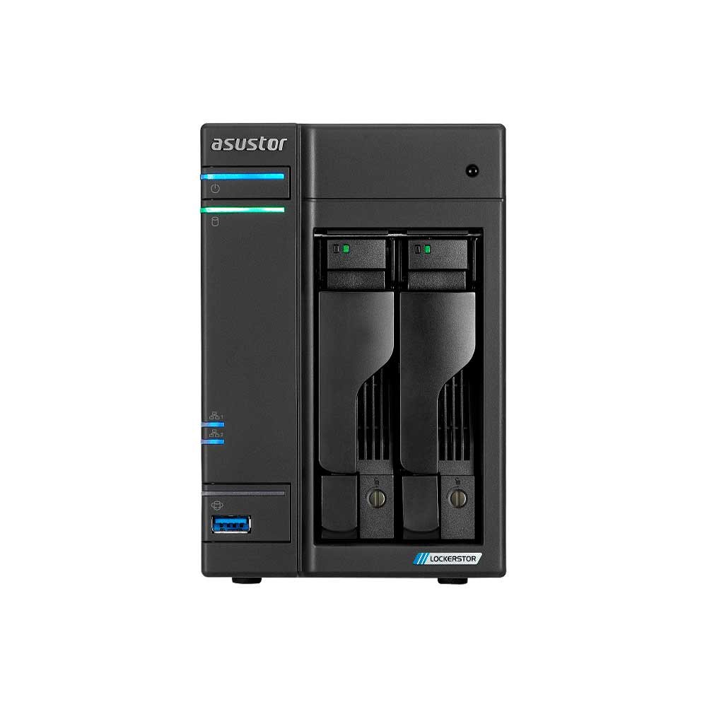 ALMACENAMIENTO NAS ASUSTOR AS6702T V2 QC 2.0/2BAY/4G/4 M.2/2-GBLAN/HDMI/2 USB3.2