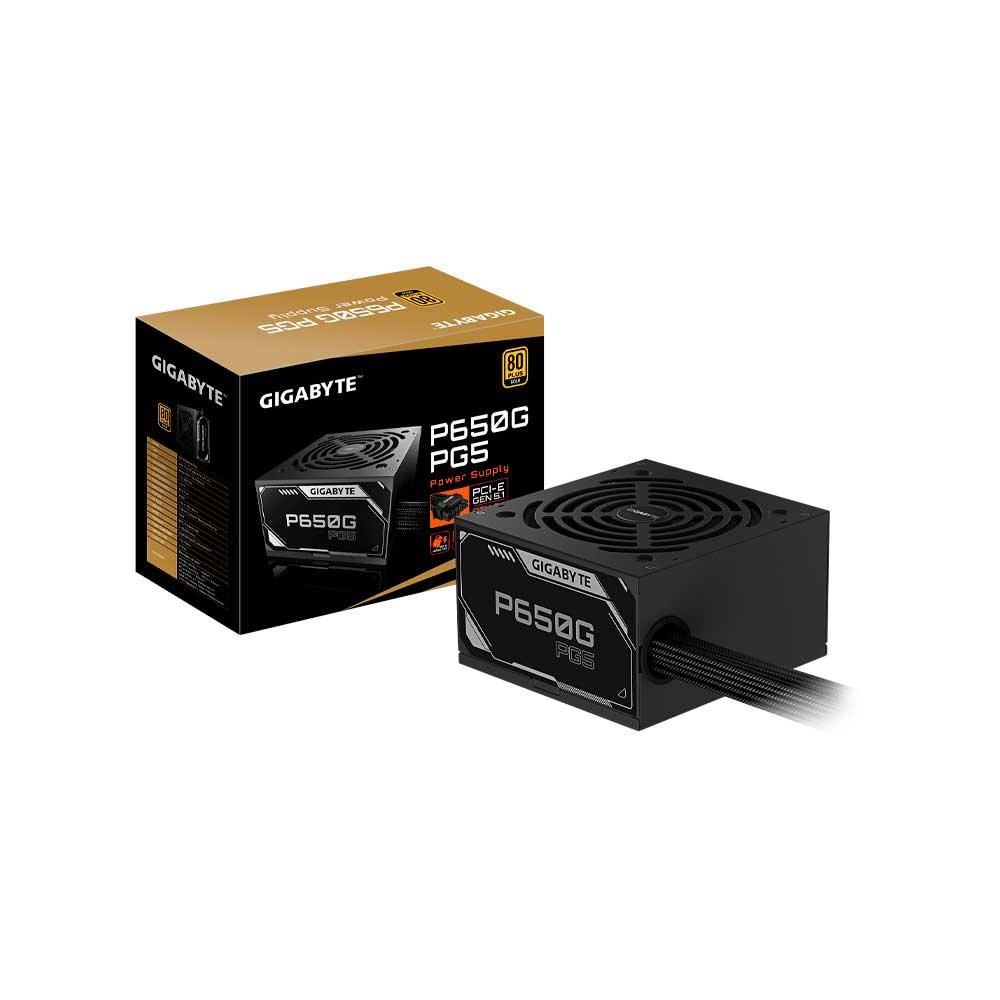 FUENTE 650W GIGABYTE 80PLUS GOLD BIVOLT GP-P650G PG5