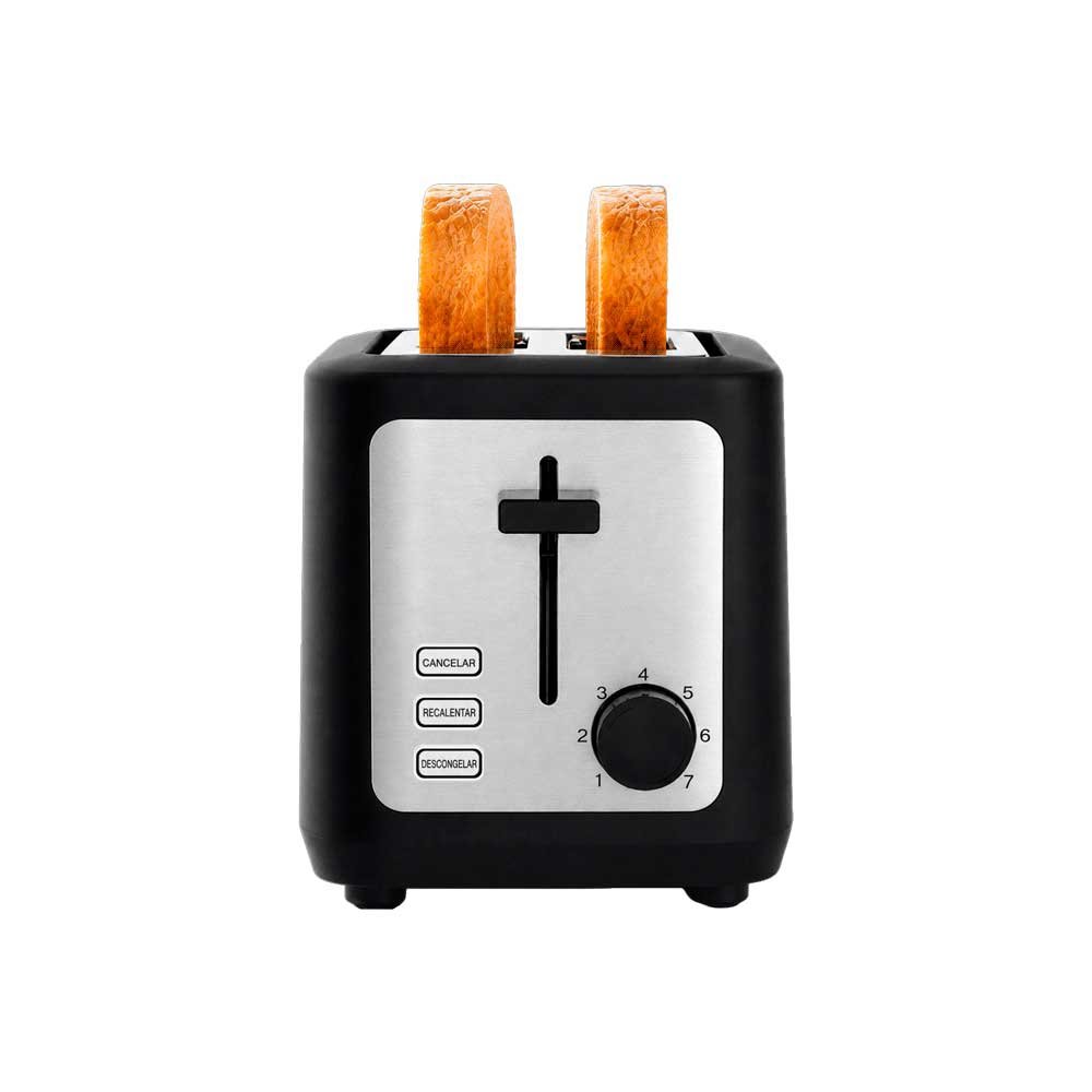 Tostadora Ftx 2 Panes 800w 220v 7 Niveles/Descongela Negro Tsr2-40 - Imagen 2