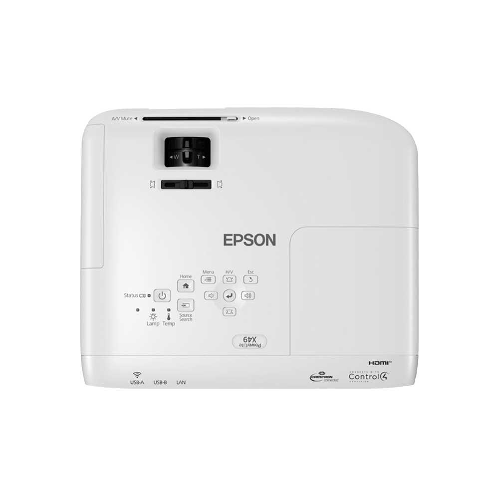 Proyector Epson X49 3600l Xga Powerlite 3lcd Vga/Hdmi/Usb/Red/Bivolt - Imagen 3