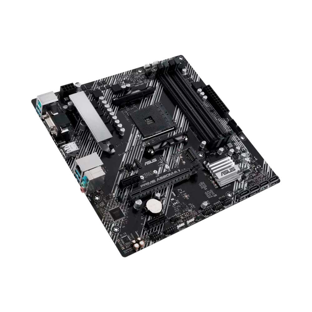 PLACA MADRE ASUS AM4 PRIME A520M-A II V/S/R/HDMI/DP/M.2/DDR4/MATX - Imagen 4