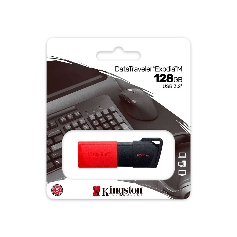 Pendrive Kingston Datatraveler Exodia M 128gb Usb 3.2 Dtxm/128gb - Imagen 3