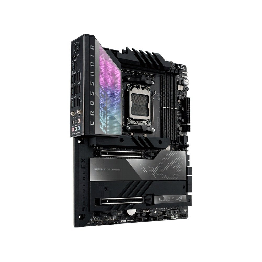 Placa Madre Asus Am5 Rog Crosshair X670e Hero S/R/Hdmi/4m2/Wifi/Usb3.2/Ddr5/Atx/Aura - Imagen 2