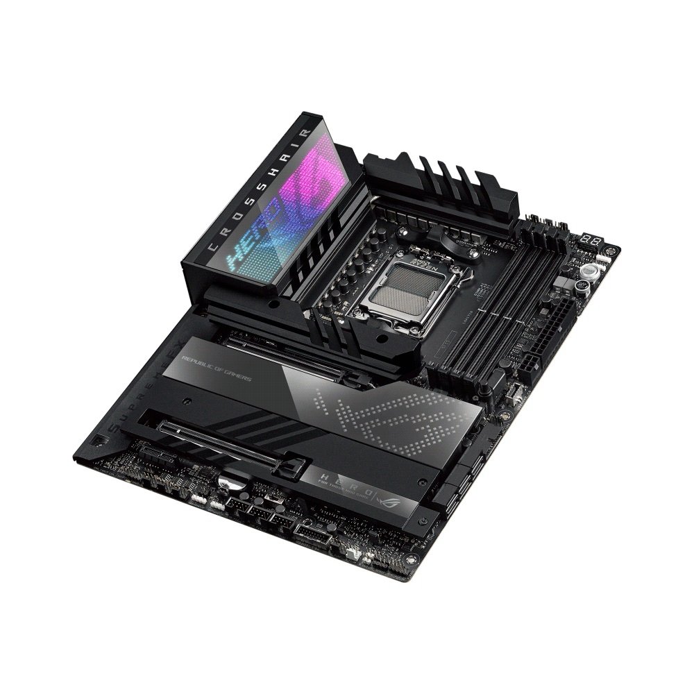Placa Madre Asus Am5 Rog Crosshair X670e Hero S/R/Hdmi/4m2/Wifi/Usb3.2/Ddr5/Atx/Aura - Imagen 4