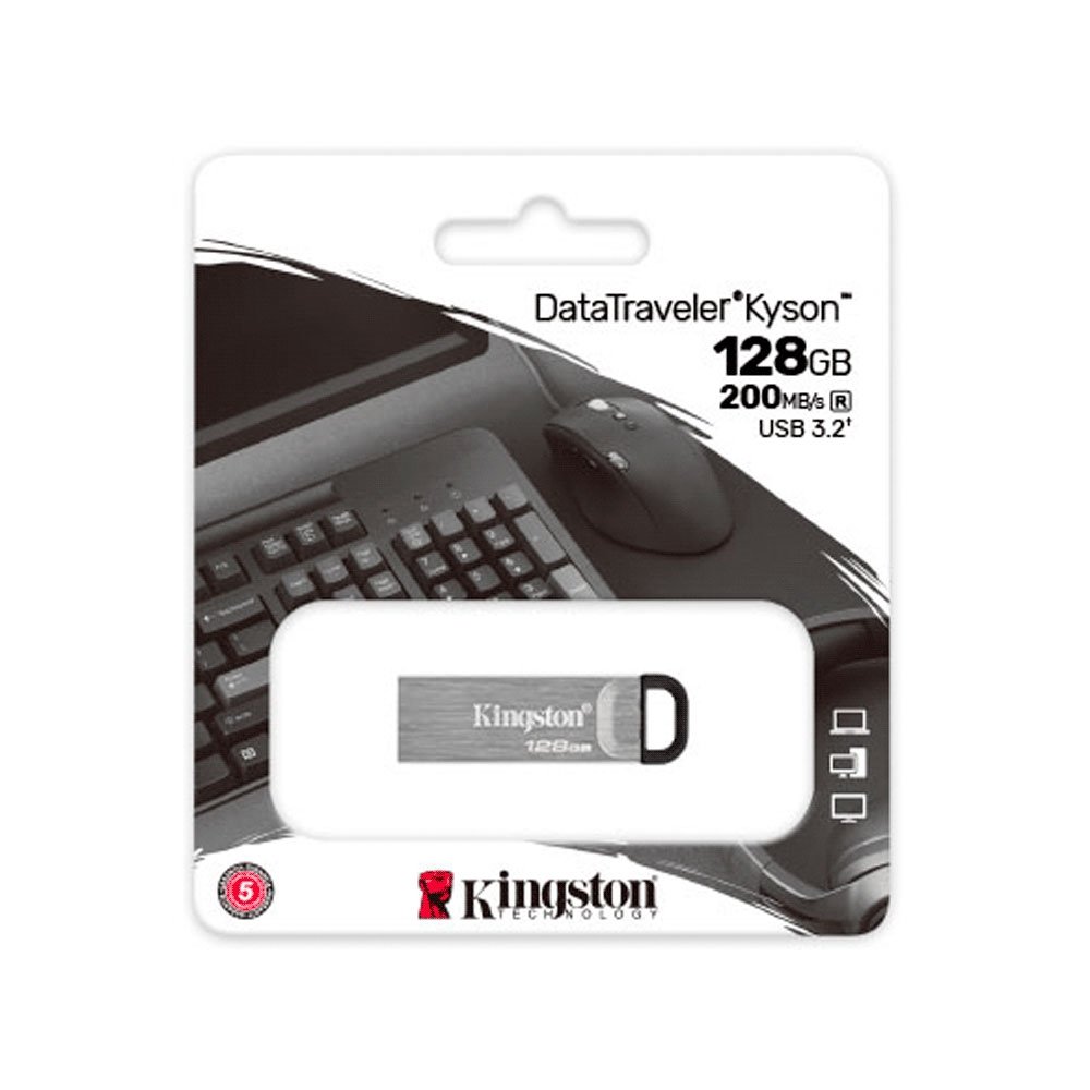 Pendrive Kingston Datatraveler Kyson 128gb Usb 3.2 Dtkn/128gb - Imagen 3