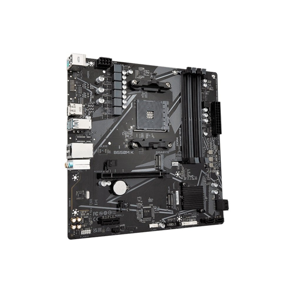 Placa Madre Gigabyte Am4 B550m K S/R/Hdmi/Dp/2 M2/Ddr4/Usb3.2/Matx - Imagen 3