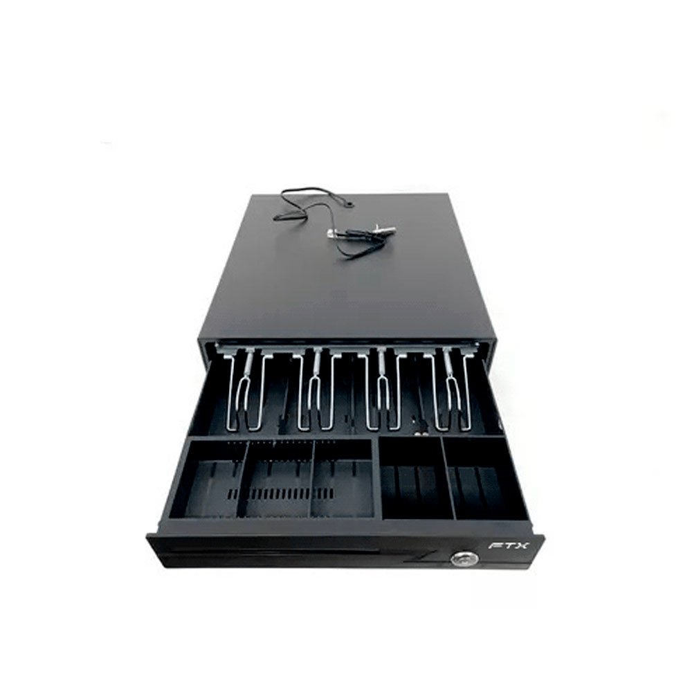 Caja De Dinero Ftx Las-335 Acero Rj11/4b/5m/1r 335mm X 360mm X 80mm - Imagen 2