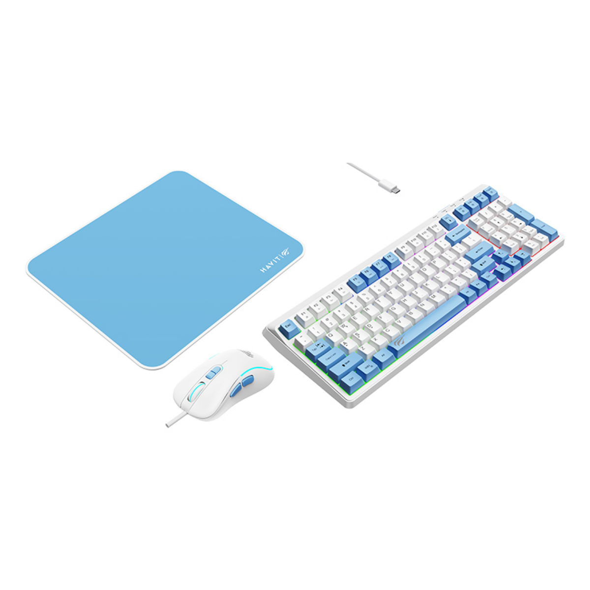 Combo Havit KB897CM Teclado y Mouse USB Negro - Imagen 2