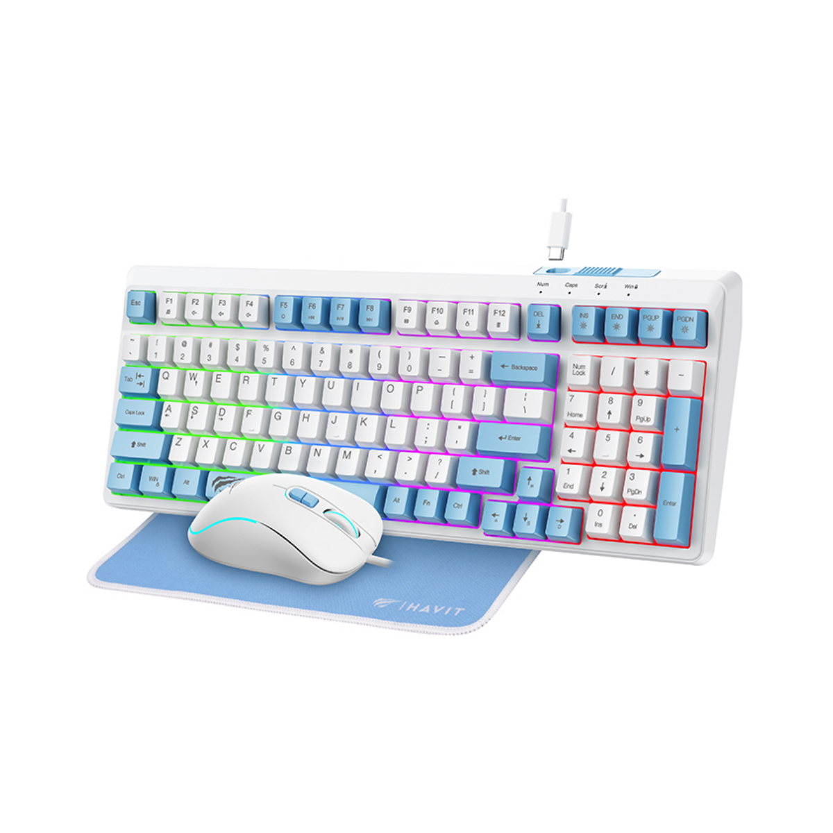 Combo Havit KB897CM Teclado y Mouse USB Negro